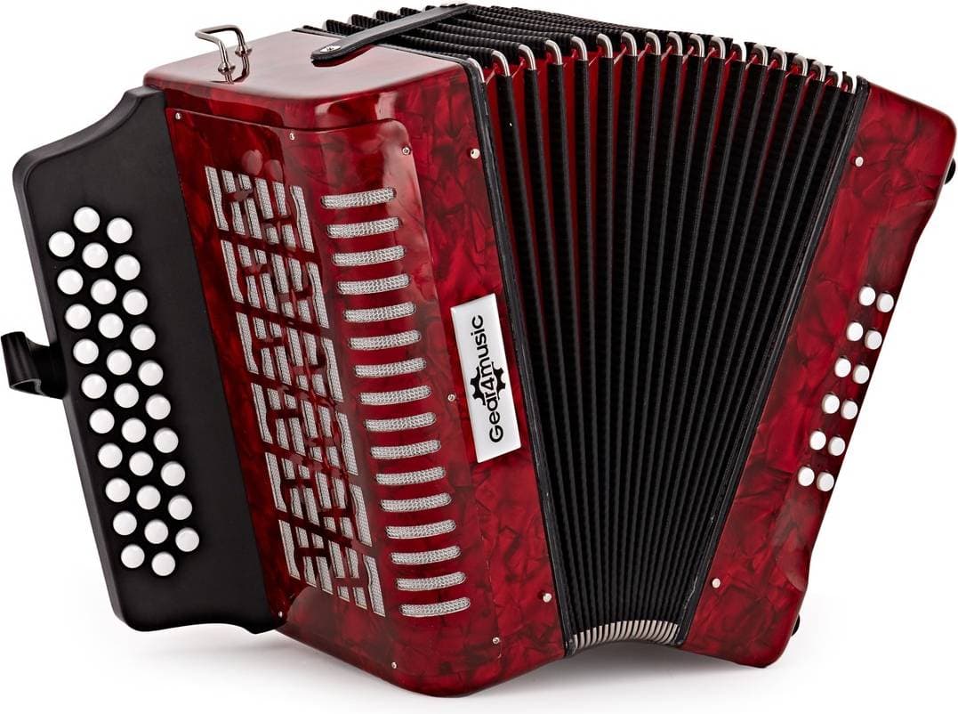 Gear4music Diatonic 12 Bas Dragspel