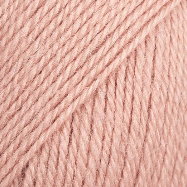 Drops Design Flora Uni Colour Desert Rose 210m