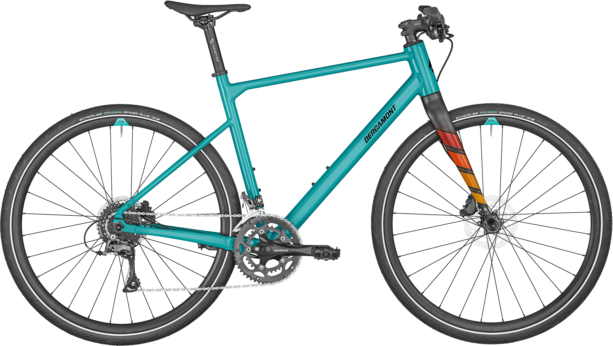 Bergamont Sweep 4 Turkos 61 cm Hybridcykel