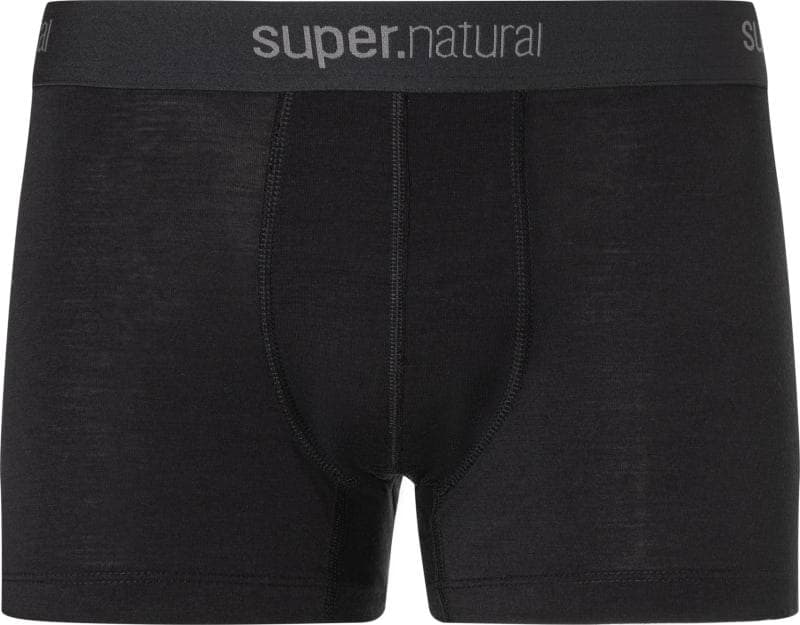super.natural Men's Tundra175 Boxer, M, Jet Black