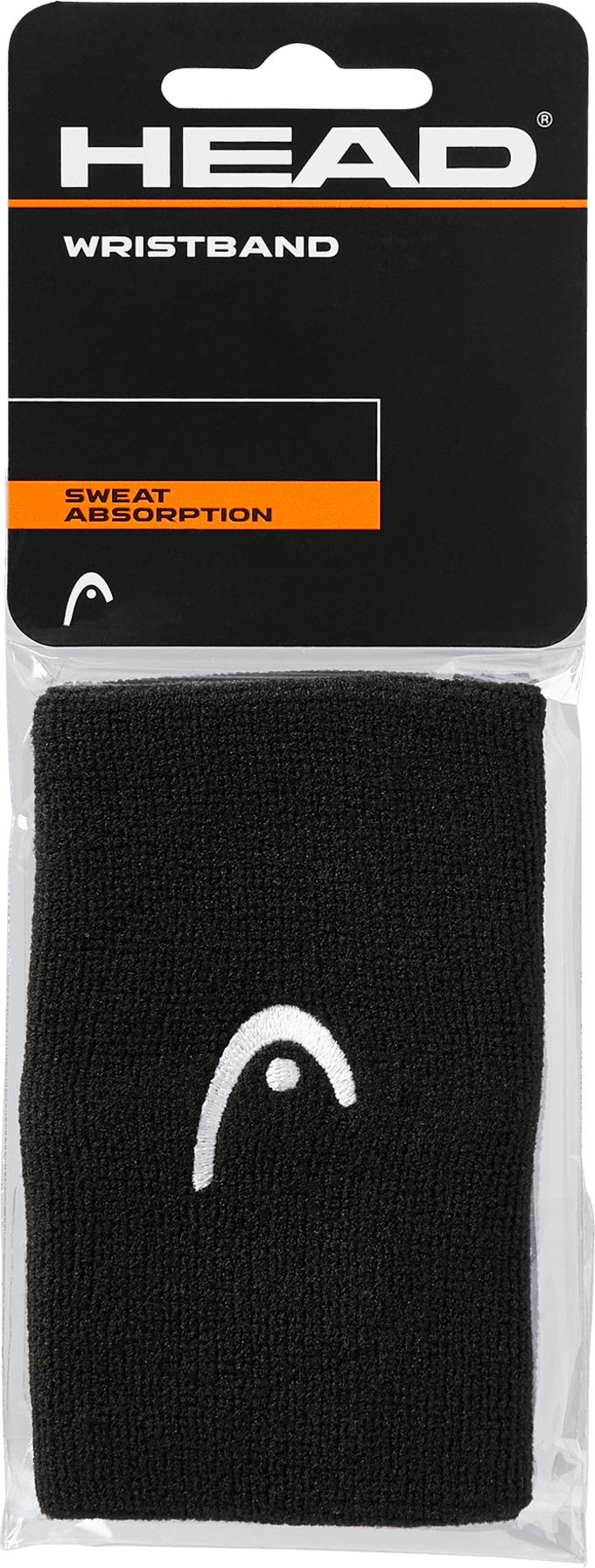 Head Double Svettband Svart 2-pack