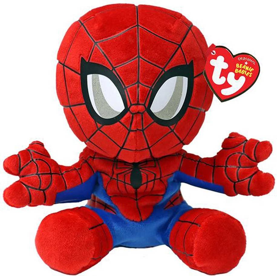 TY Beanie Babies Spiderman mjuk kropp – 15 cm