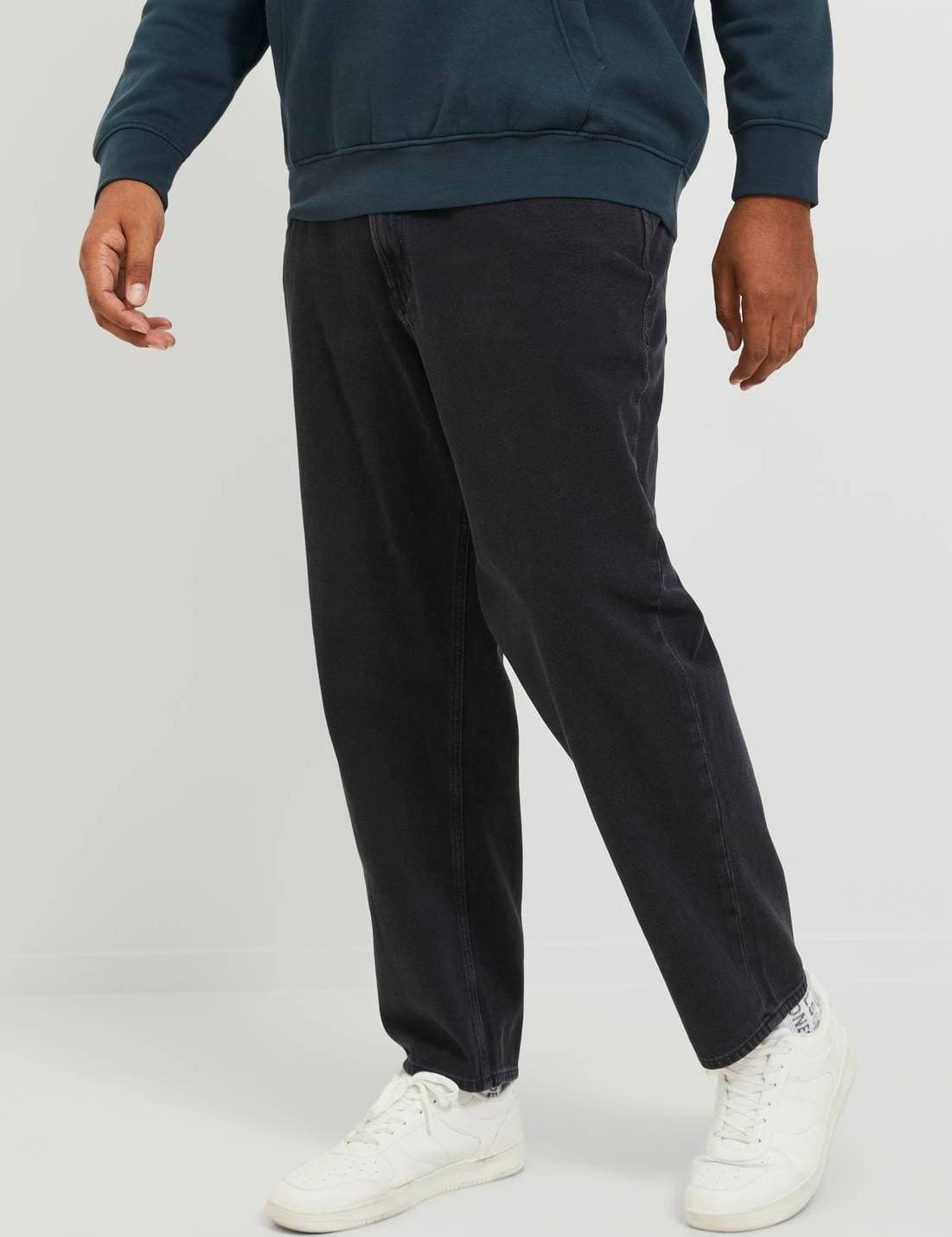 Jack & Jones Plus Jjichris Jjorignial Mf 912 Noos Pls Relaxed Fit Jeans Svart 48/34