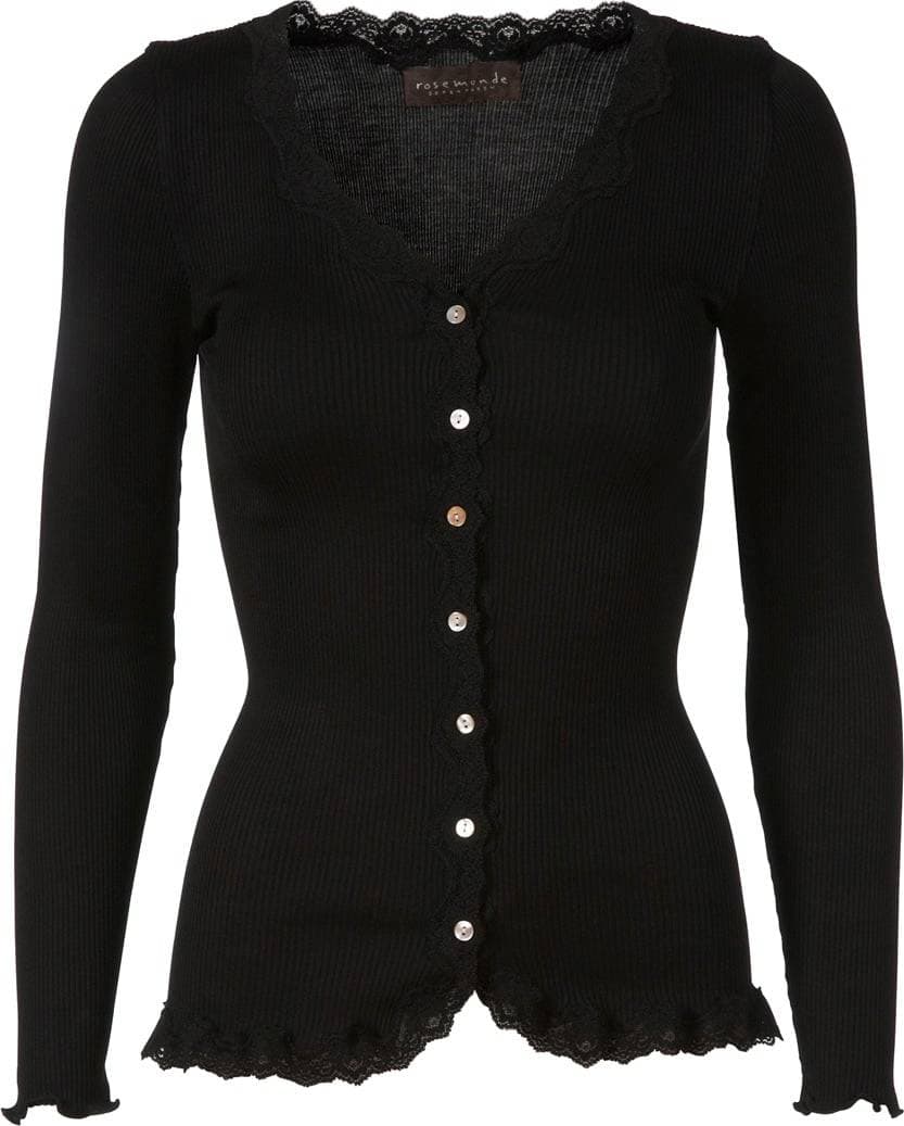 Rosemunde Vintage Lace Cardigan - Black
