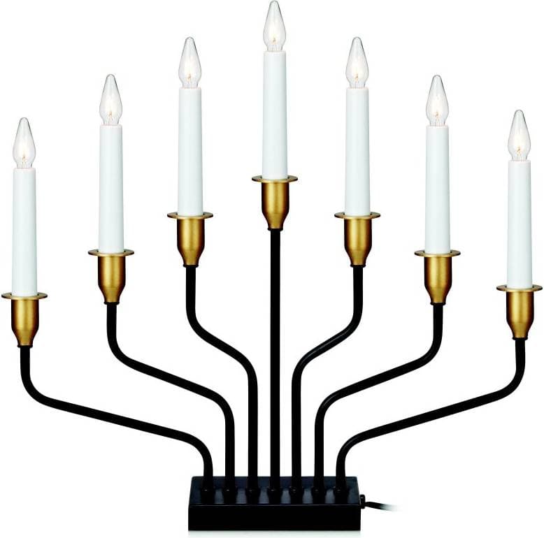 Markslöjd Brosa Black/Brass Adventsljusstake 40cm