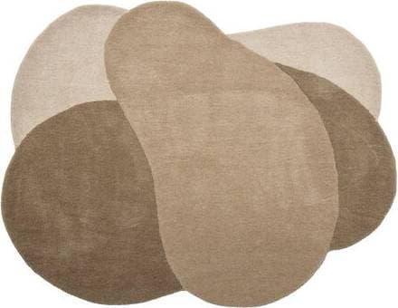 Bloomingville Denton Matta 110 x 140 cm Brown Beige, Brun cm
