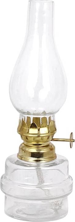 Strömshaga My Kerosene Transparent/Brass Oljelampa 19cm