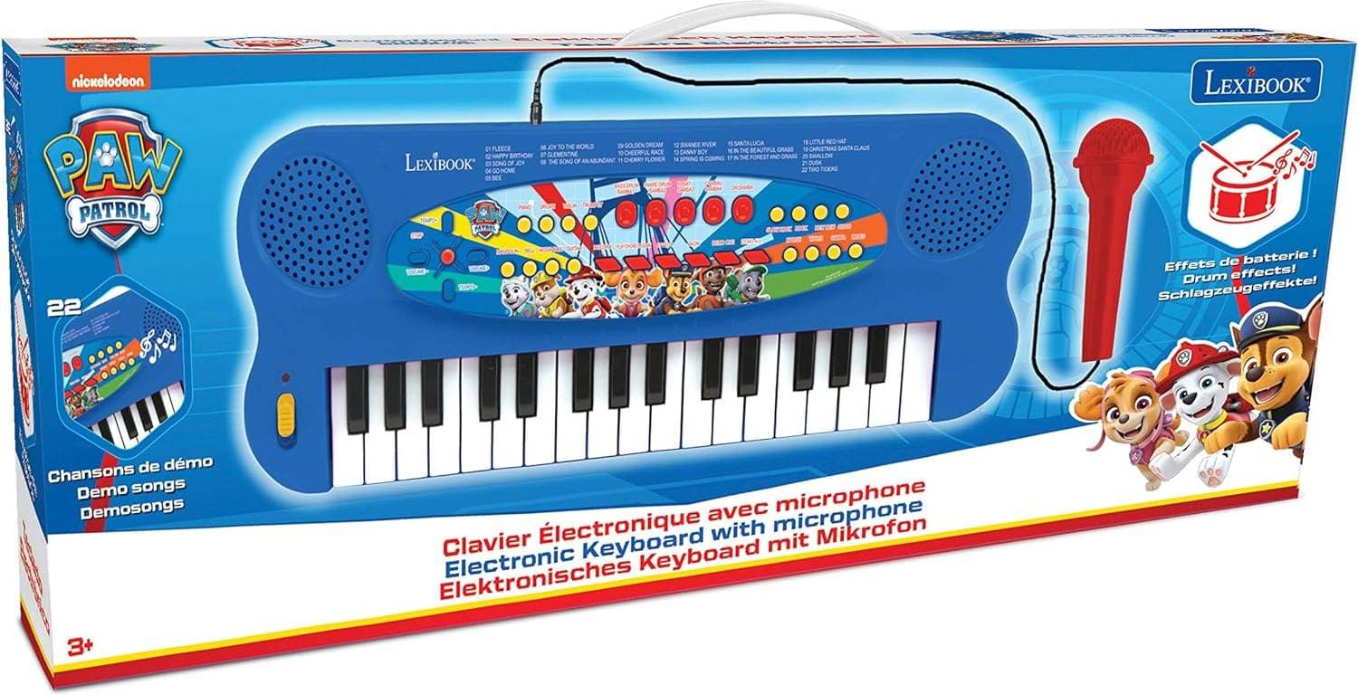 Lexibook Paw Patrol Electronic Keyboard with Microphone