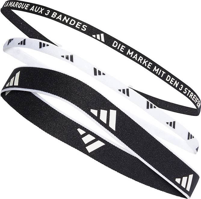 adidas Multiple Width Training Headband 3 Per Pack