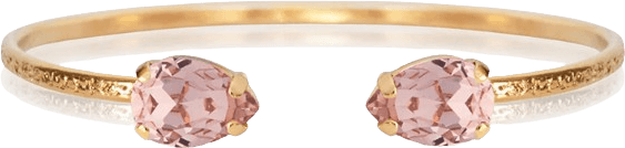Caroline Svedbom Drop Bracelet - Gold/Pink