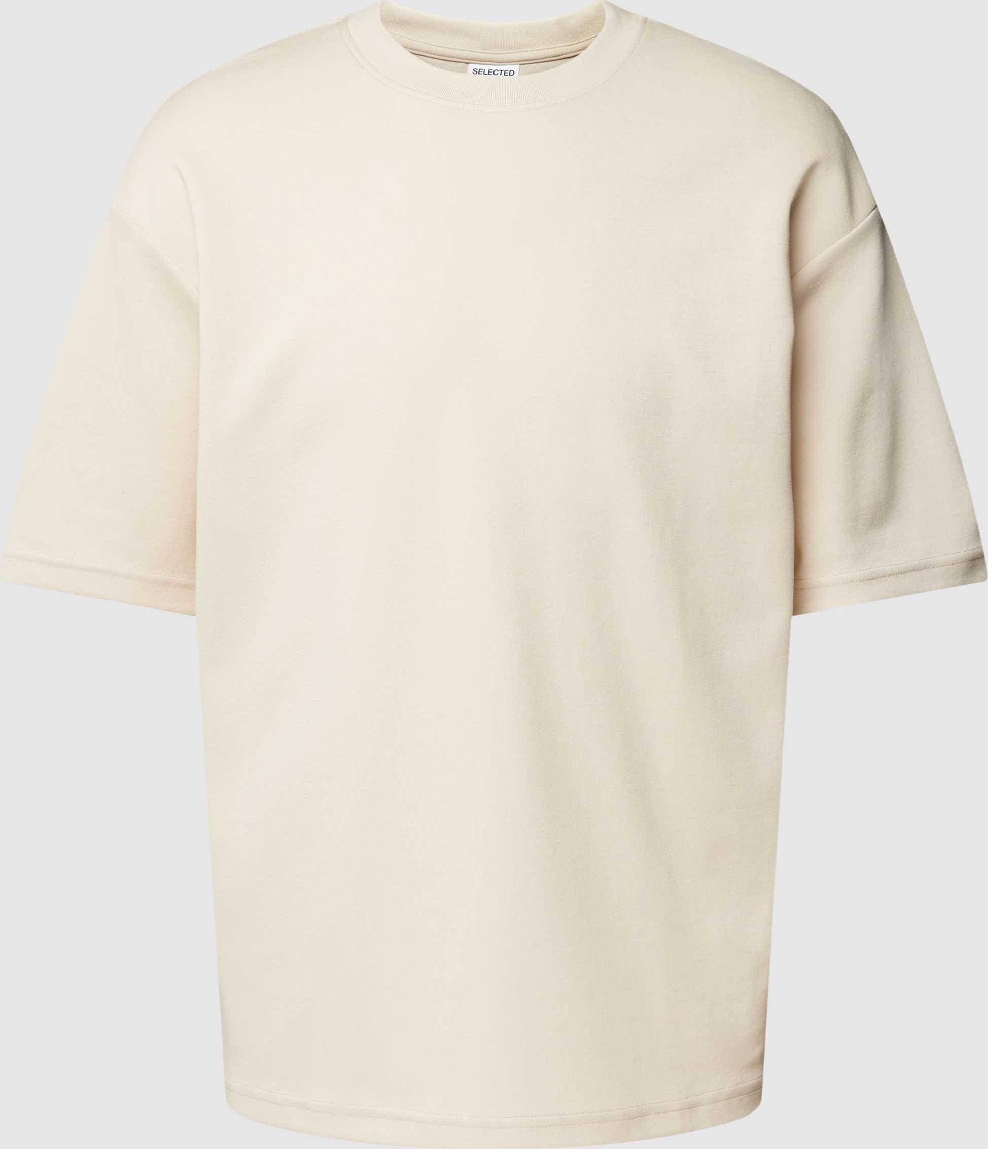 Selected Oversize Korta Ärmar T-shirt Grå