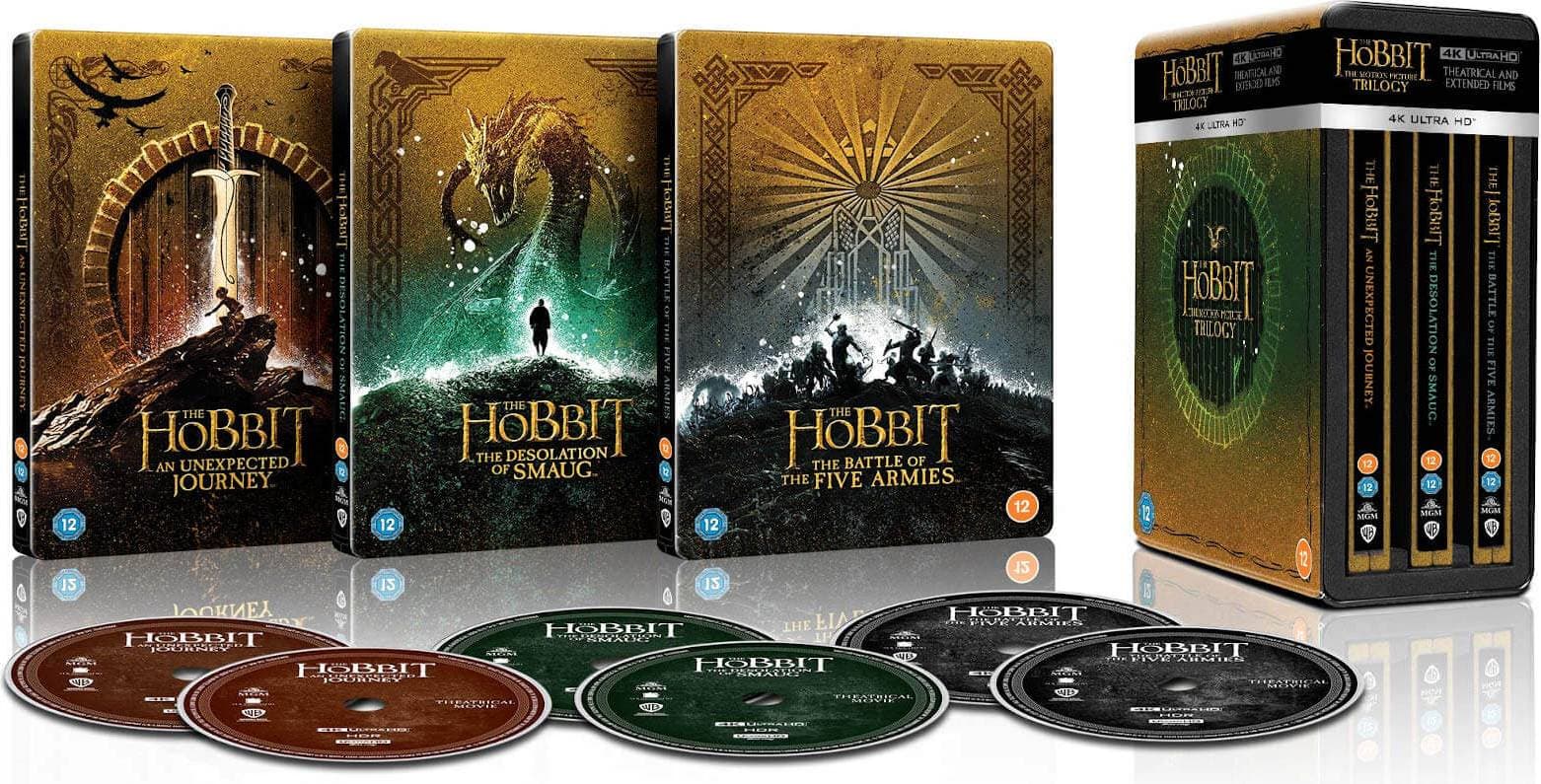 The Hobbit Trilogy - Theatrical & Extended Collection (4K Ultra HD)