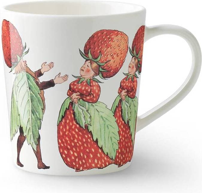 Design House Stockholm Elsa Beskow Strawberry Family Mugg 40cl