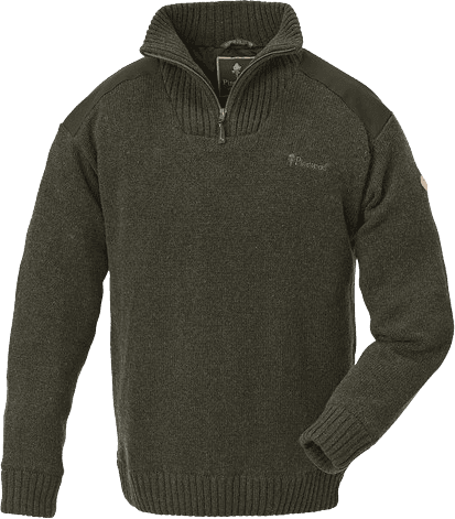 Pinewood Hurricane Sweater Men's - Dark Green Mix