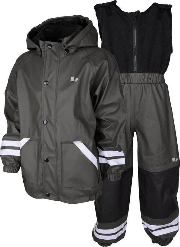 Lindberg Fagerhult Lined Rain Set - Anthracite (3365-1700)