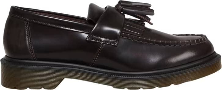 Dr. Martens Adrian Arcadia Leather Tassel Loafers - Cherry Red