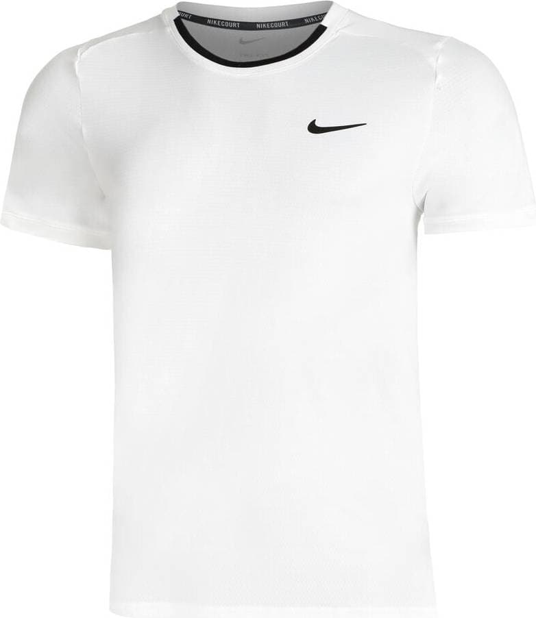 Nike Court Dri-fit Advantage T-shirt Herrar Vit