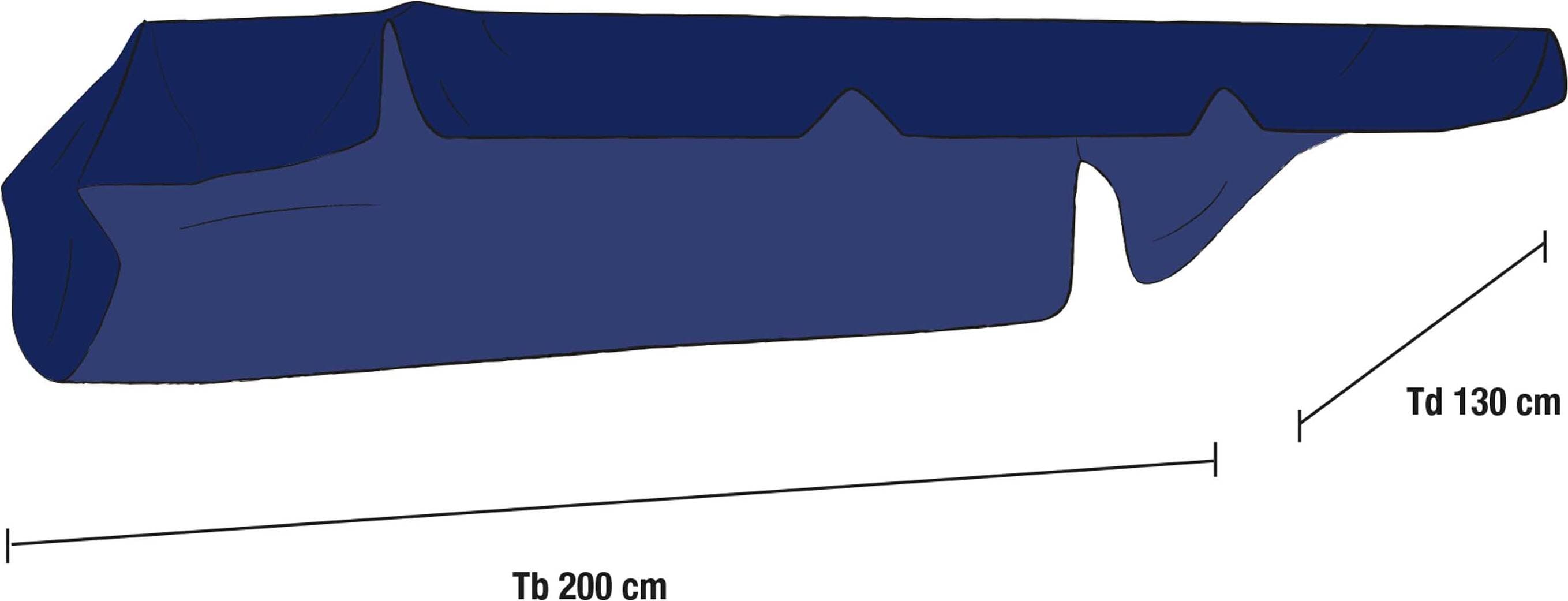 Brafab Olbia Hammocktak Blå 200 x 130 cm