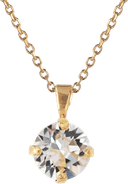 Caroline Svedbom Classic Petite Necklace - Gold/Transparent