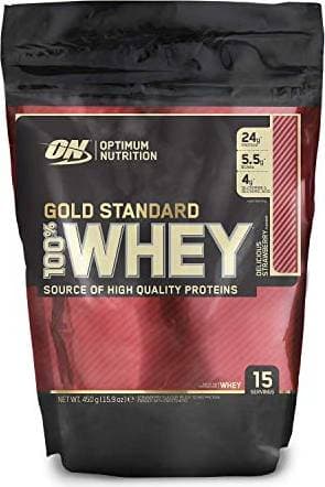 Optimum Nutrition Whey Gold Standard, 450g Delicious Strawberry