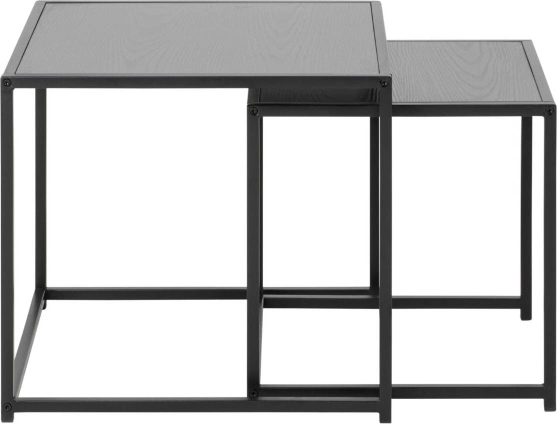 Living Home Seaford Black Satsbord 50x50cm 2st