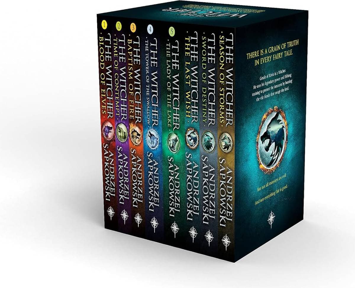 The Witcher Boxed Set: The Last Wish, Sword of Destiny, Blood of Elves, Time of Contempt, Baptism of Fire, The Tower of The Swallow, The Lady of the Lake, Season of Storms (Häftad, 2020)