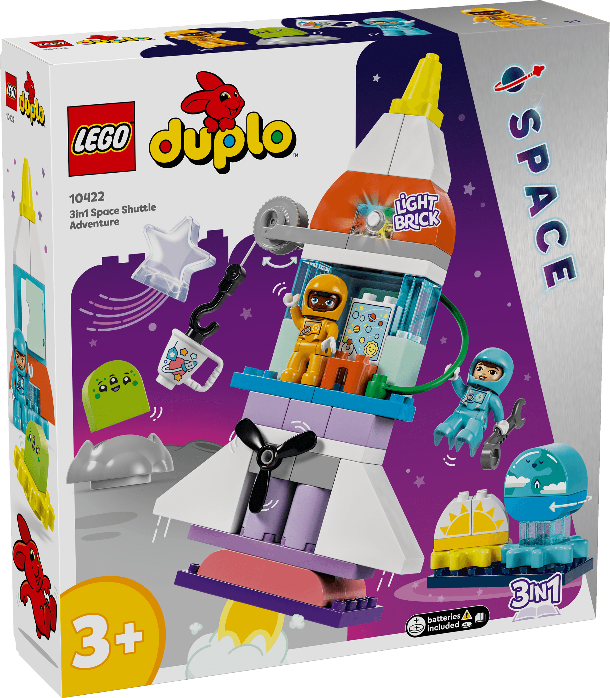 LEGO Duplo 3 in 1 Space Shuttle Adventure 10422
