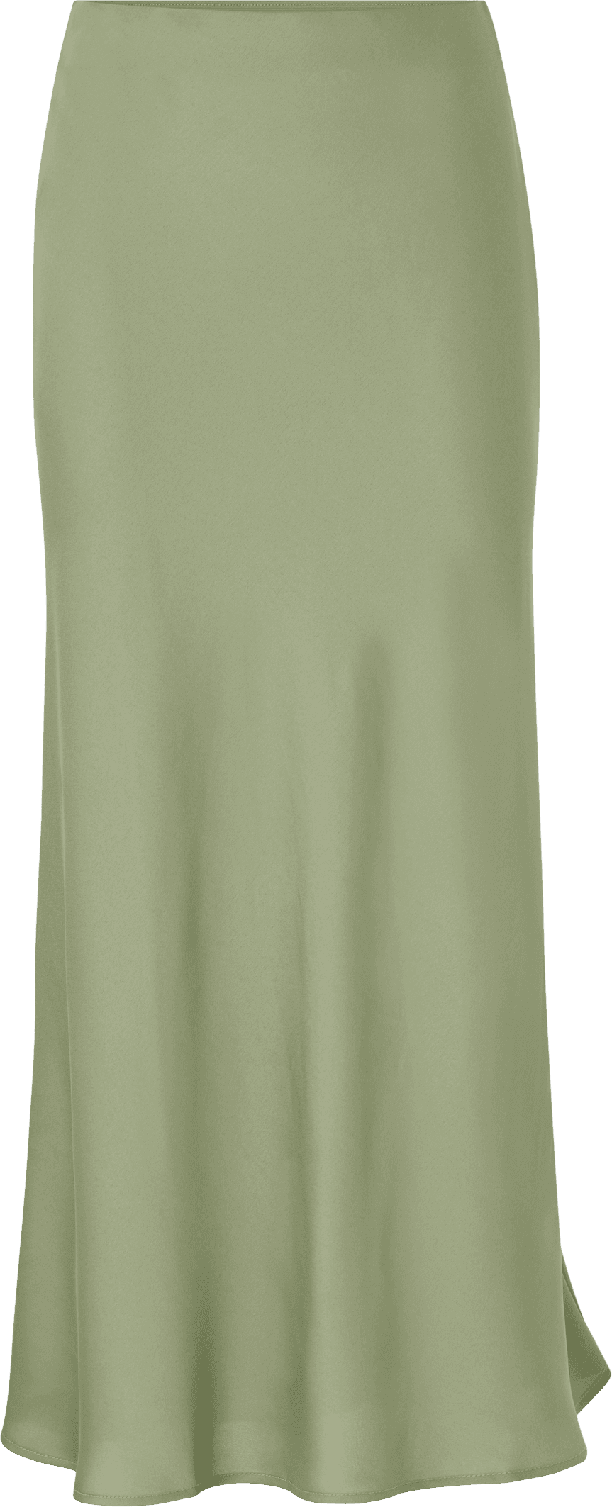 Vila Maxikjol viEllette HW Long Skirt Grön