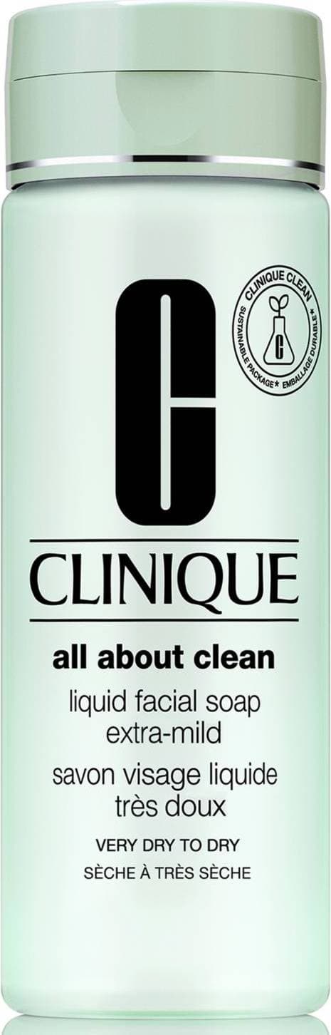 Clinique All About Clean Liquid Facial Soap Extra-Mild Very Dry to Dry Skin 200ml