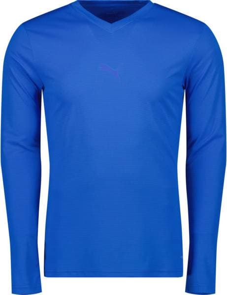 Puma TeamGOAL Baselayer Tee LS Electric Blue Team Royal Junior