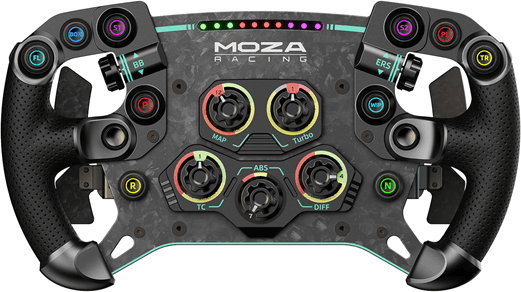 Moza Racing GS V2P Microfiber Leather GT steering wheel PC