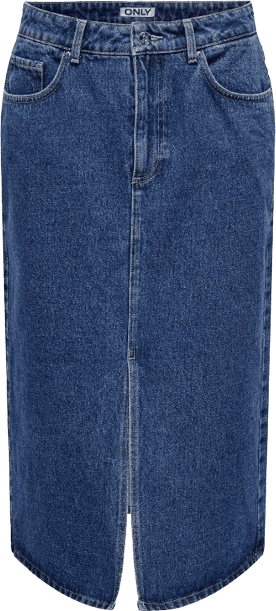 Only Bianca Midi Skirt - Blue/Medium Blue Denim