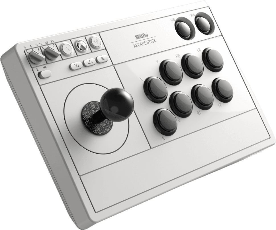 8Bitdo Arcade Stick Xbox & PC White Arcade stick Microsoft Xbox One Releasedatum: 31-07-2023