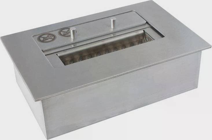 ScandiFlames 1,5 Liter etanolbrännare ScandiFlames Färg: Stål Storlek: 26 cm x 7,4 cm x 15,5 cm Stål