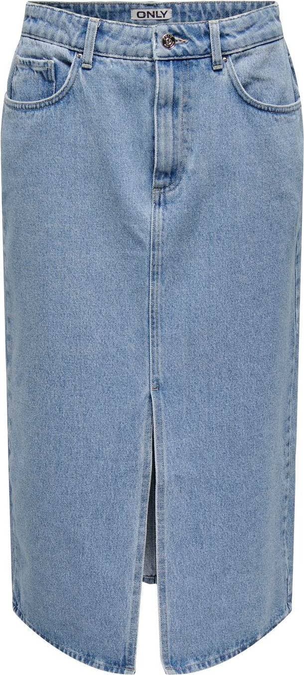 Only Bianca Midi Skirt - Blue/Light Blue Denim