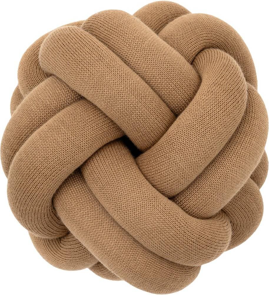 Design House Stockholm Knot Komplett dekorationskudde Brun, Beige