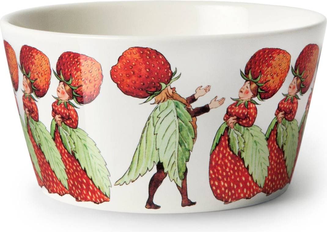 Design House Stockholm Elsa Beskow The Strawberry Family Dessertskål 13cm 0.5L