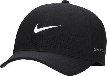 Nike Dri-FIT ADV Rise Structured SwooshFlex Cap - Black/Anthracite/White