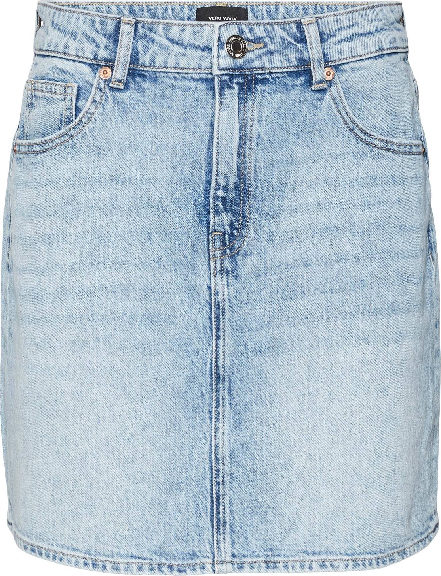 Vero Moda Tessa Short Skirt - Blue/Light Blue Denim