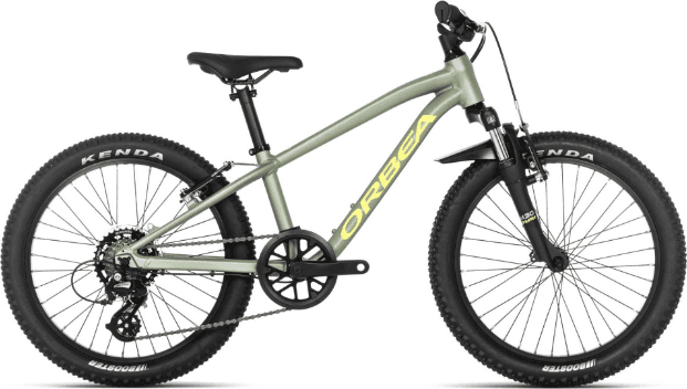 Orbea MX 20 XC Kids Bike 2024 - Metallic Green Artichoke/Yellow Barncykel