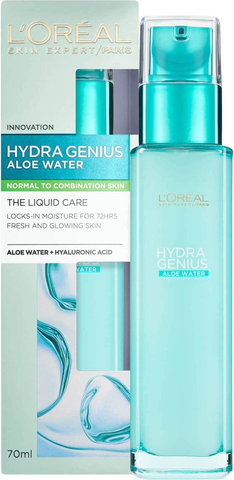 L'Oréal Paris Hydra Genius Liquid Care Moisturiser Normal Combination Skin 70ml
