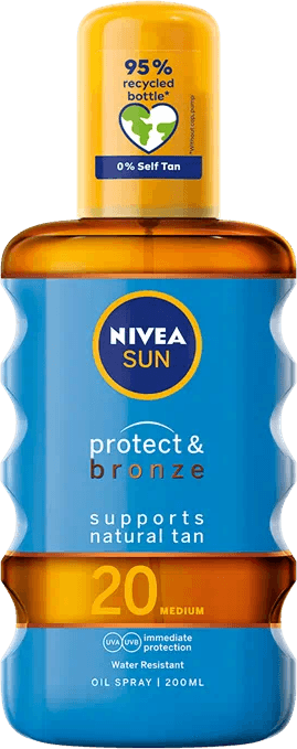 Nivea Protect & Bronze Sun Oil Spray SPF20 200ml