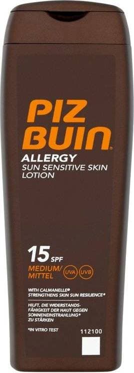 Piz Buin Allergy Sun Sensitive Skin Lotion SPF15 200ml