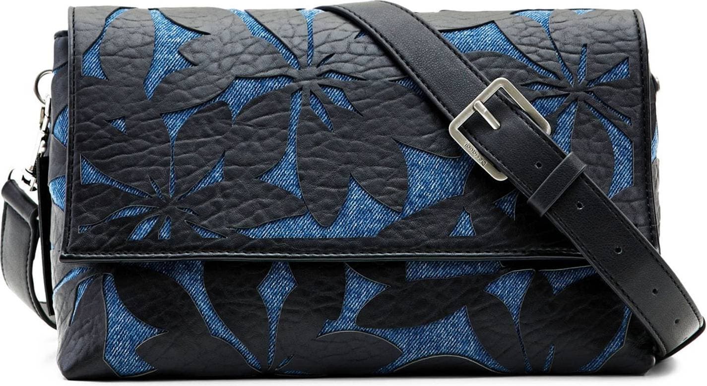 Desigual Flower Crossbody Bag - Blue