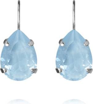 Caroline Svedbom "Mini Drop Clasp Earrings Rhodium/ Sky Ignite"Örhängen