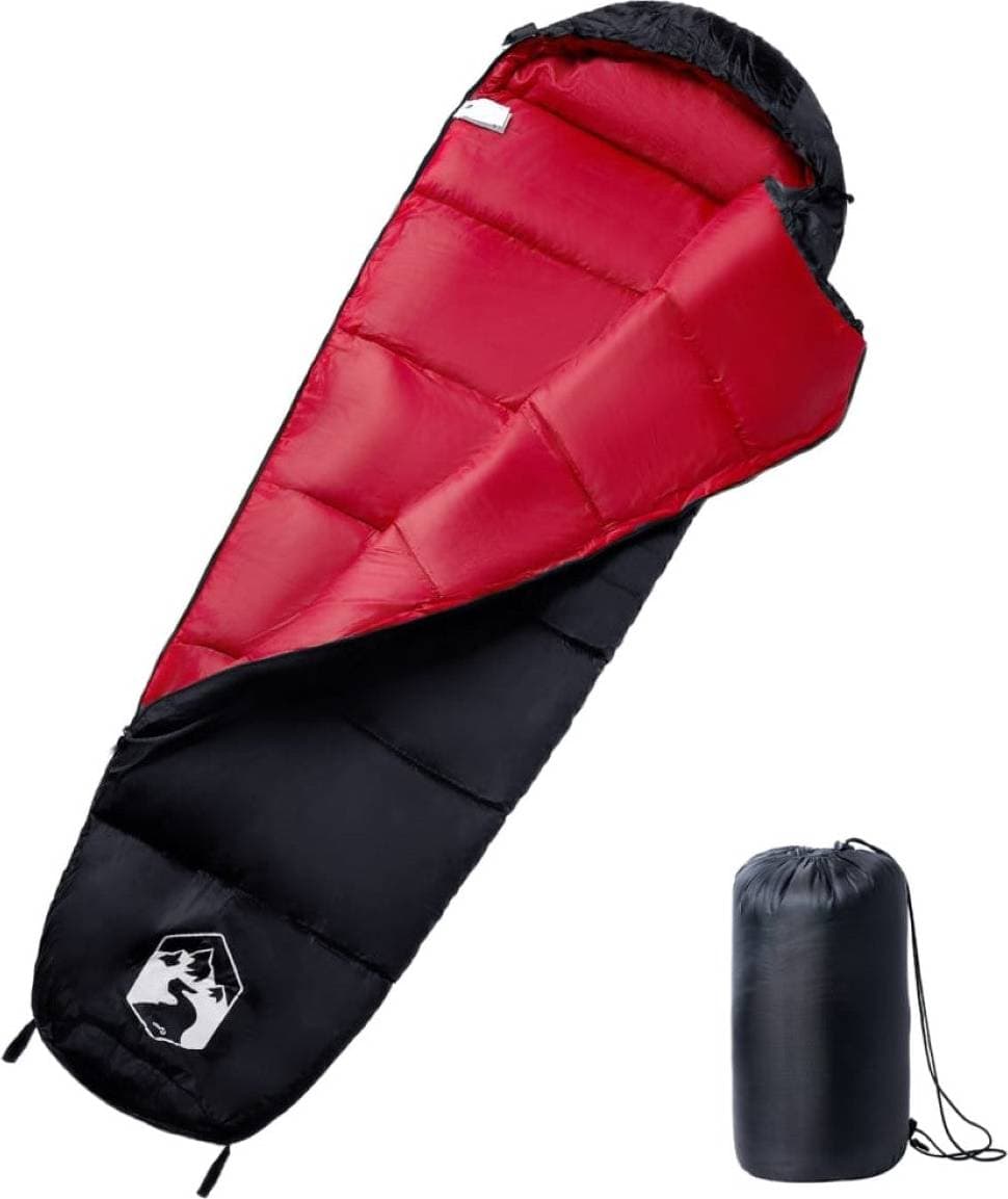 vidaXL Mummy Sleeping Bag for Adults Camping Hiking 3 Seasons