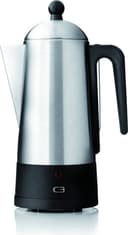 C3 Design Eco 6 Cup Brushed Steel