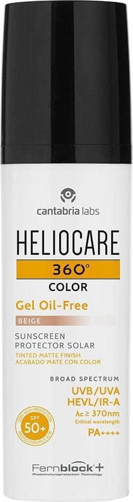 Heliocare Heliocare 360º Color Gel Oil-Free SPF50+ PA+++ Beige 50ml