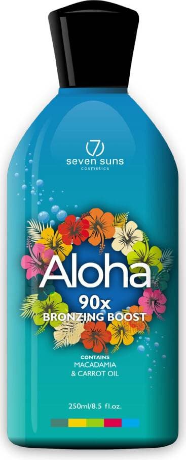 7 Suns Aloha Tanning Lotion 90x Bronzer 250ml