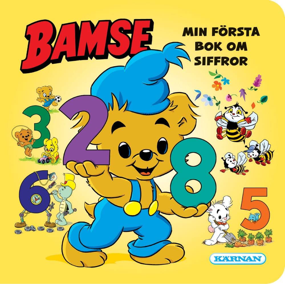 Bamse Min första bok om siffror (Kartonnage)